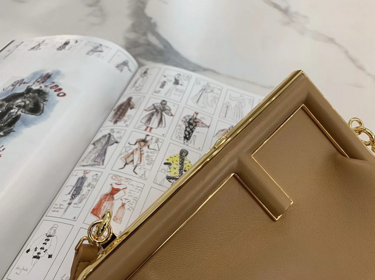 Top Quality Fake Fendi First Small Bag In Light Brown