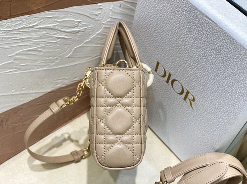 Dior Lady D-Joy Medium Bag Replica in Sand