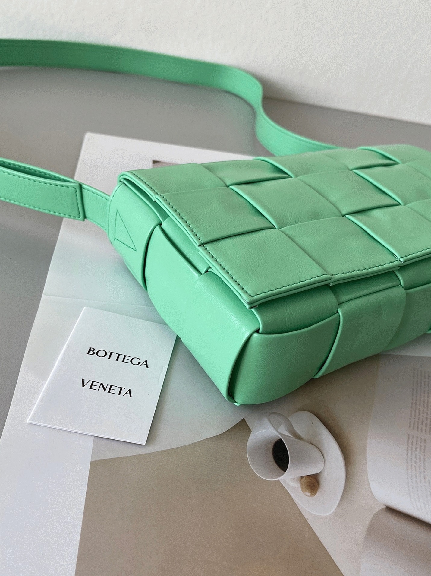 Top Quality Knockoff Bottega Veneta Cassette Bag In Fountain