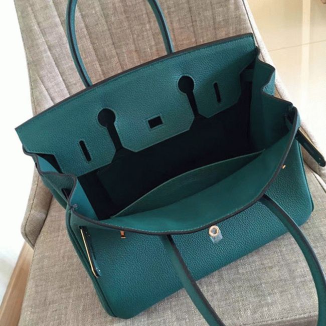 1:1 Copy Hermes Birkin 30cm Bag in Malachite Shade