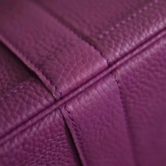 Purple Fake Hermes Garden Party 30cm Fashion Tote
