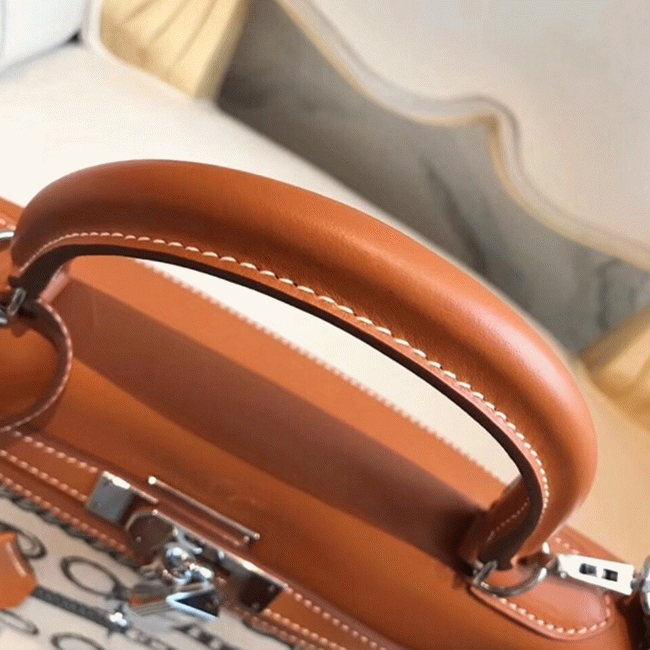 De Camp Dechainee Toile Replica Designer Hermes Kelly 28cm Limited Edition