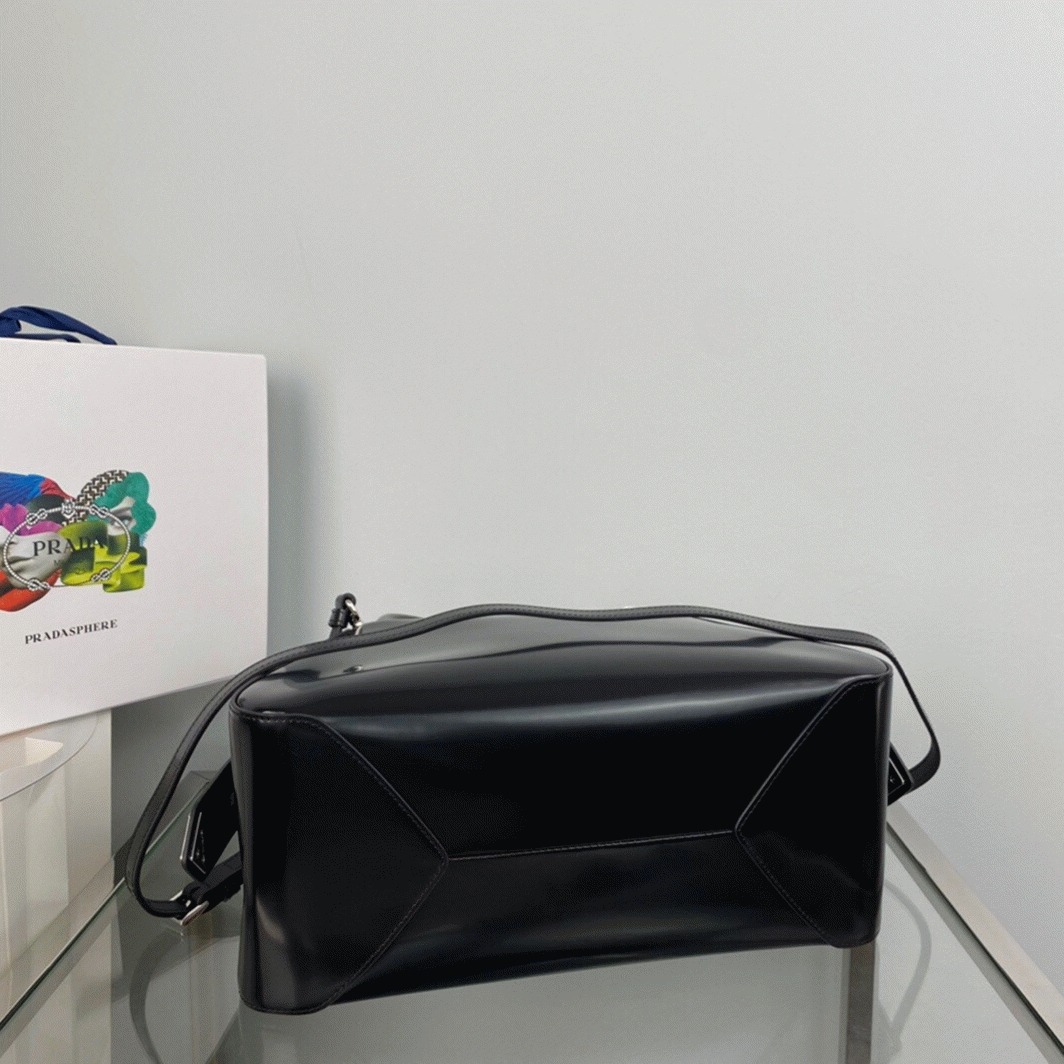 Prada Supernova Medium Bag Knockoff in Black Brushed