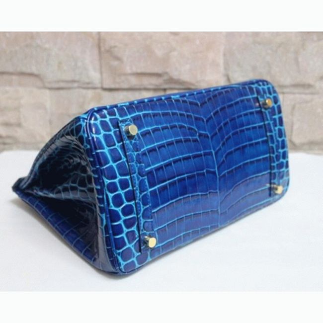 Electric Blue Hermes Birkin 30cm Top-Grade Replica Purse