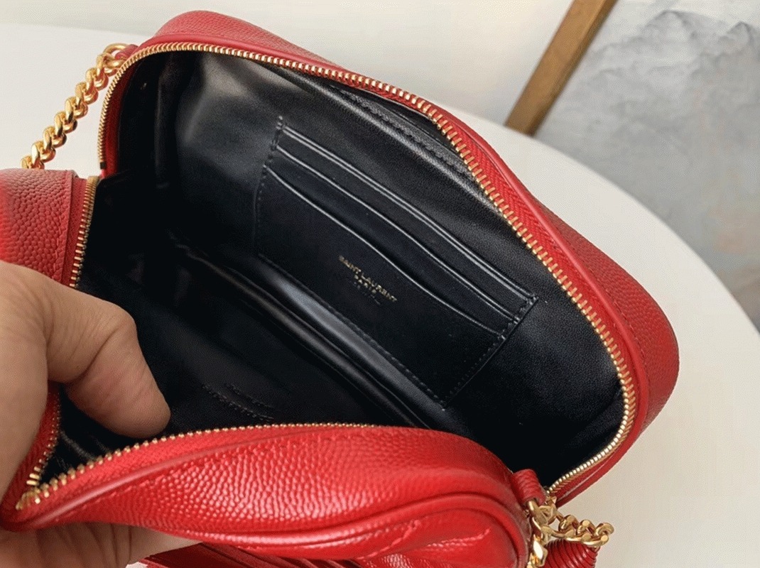 Fake Saint Laurent Lou Mini Bag Red