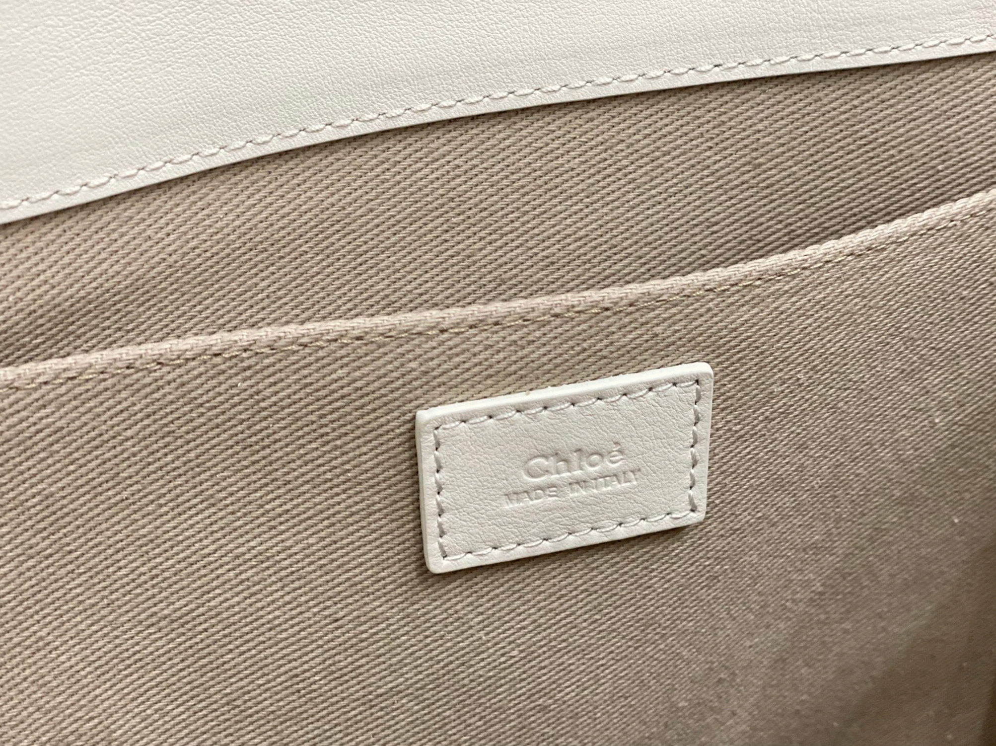 Top Quality Fake Chloe Woody Medium Tote Bag In White Calfskin