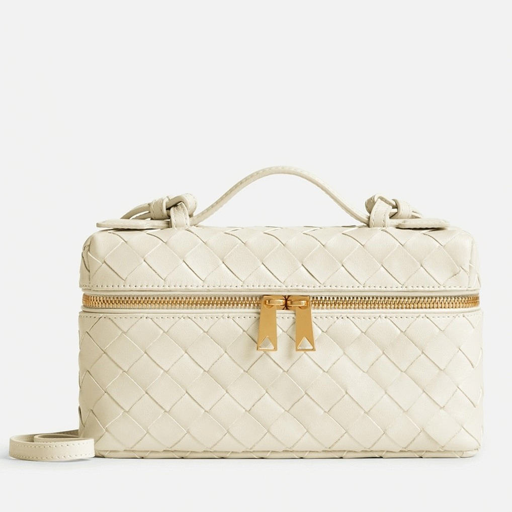 Replica Bottega Veneta Bang Bang Vanity Case Ivory