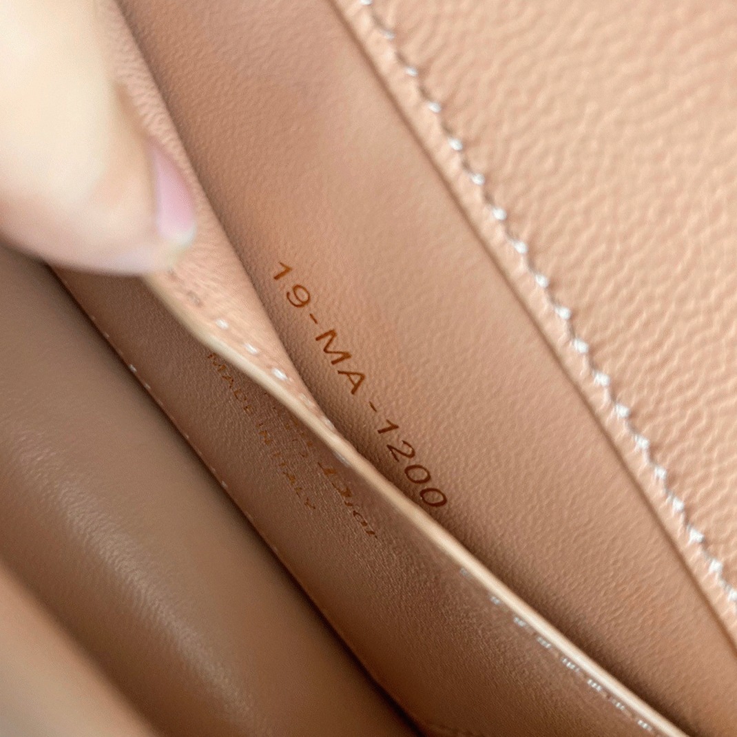 Dior 30 Montaigne Micro Bag Replica in Poudre Box Calfskin