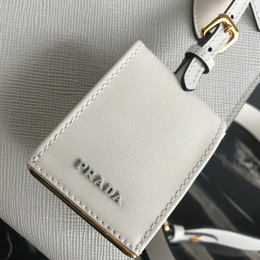 Prada Monochrome Small Bag Knockoff in White