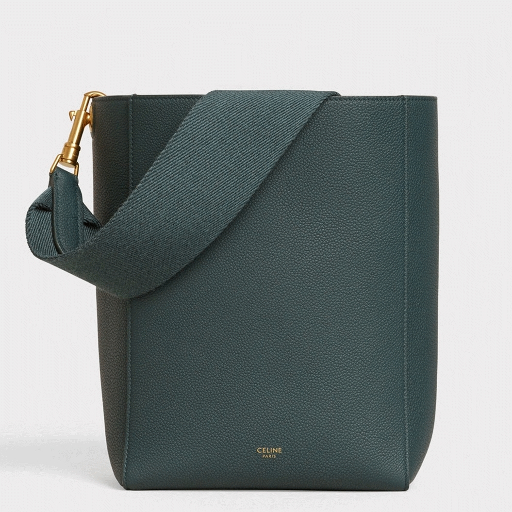 Top Quality Fake Celine Sangle Small Bucket Bag In Amazone Calfskin