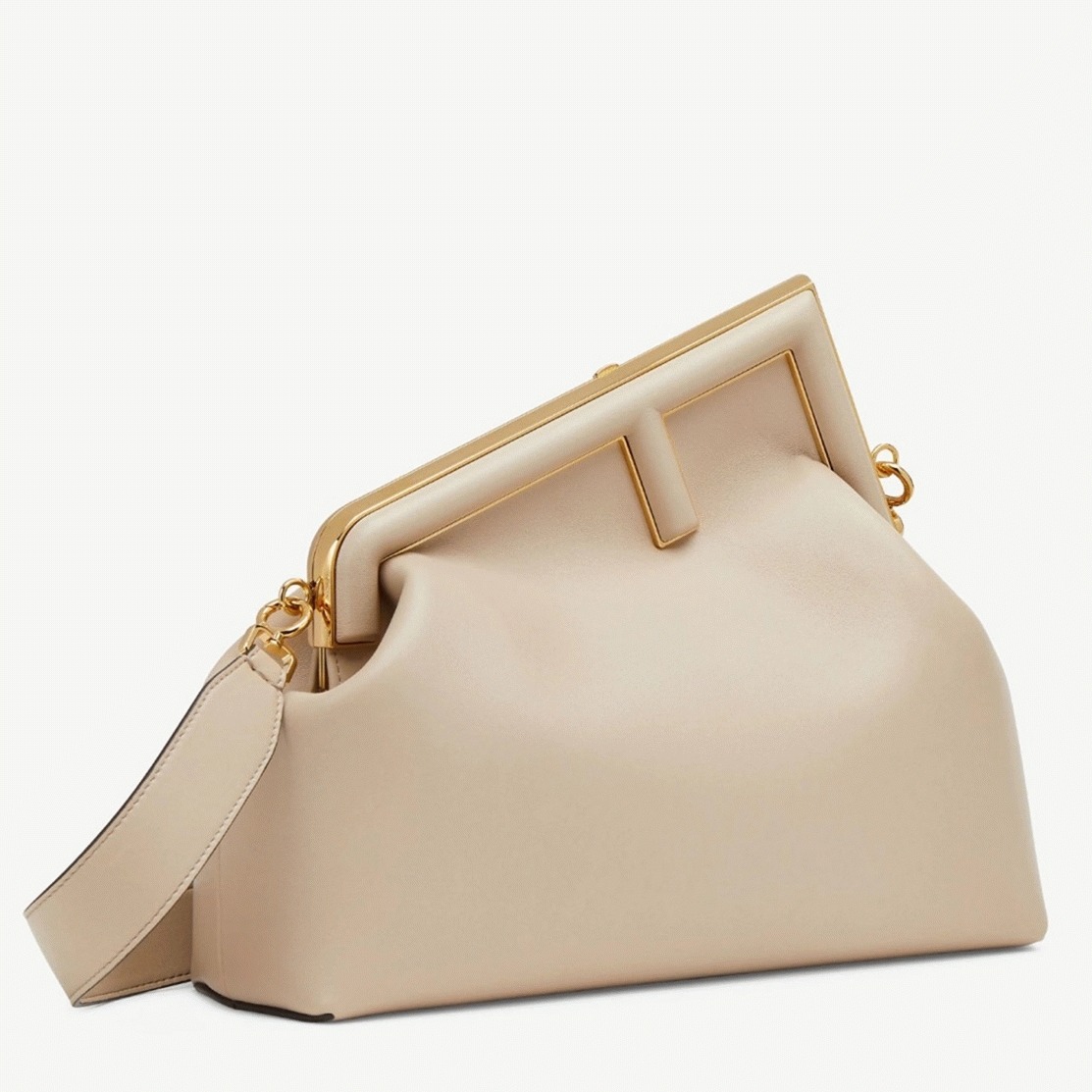 Top Quality Knockoff Fendi First Small Bag In Beige