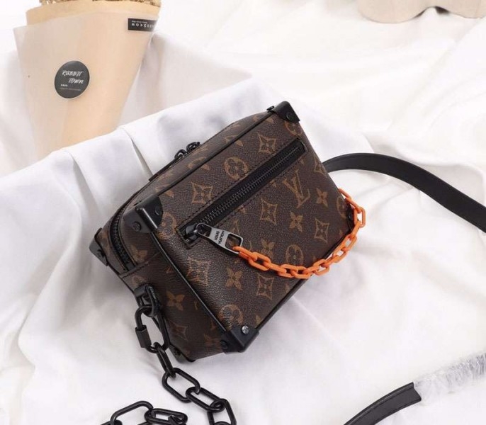 Louis Vuitton Monogram Canvas Mini Soft Trunk Black Bag