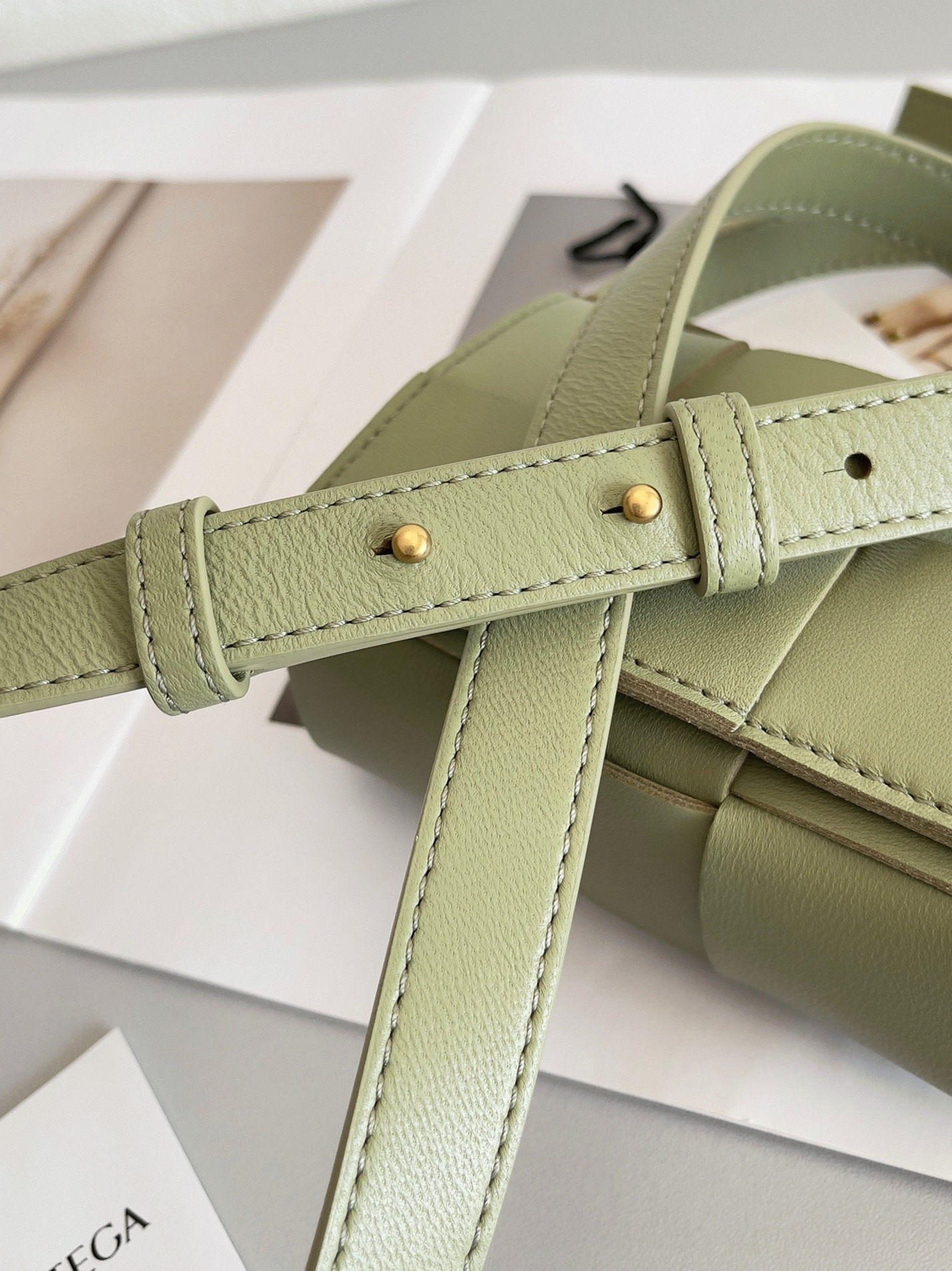 Top Quality Faux Bottega Veneta Candy Cassette Bag In Travertine