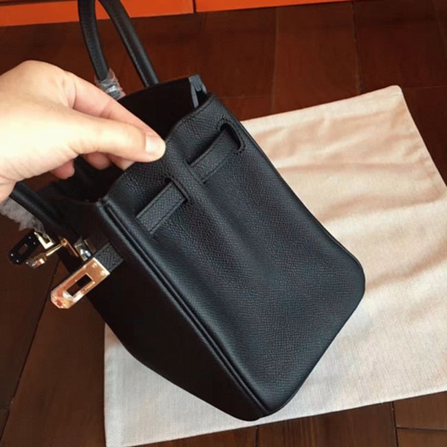 Top Grade AAAAA Hermes Birkin 25cm Imitation in Black