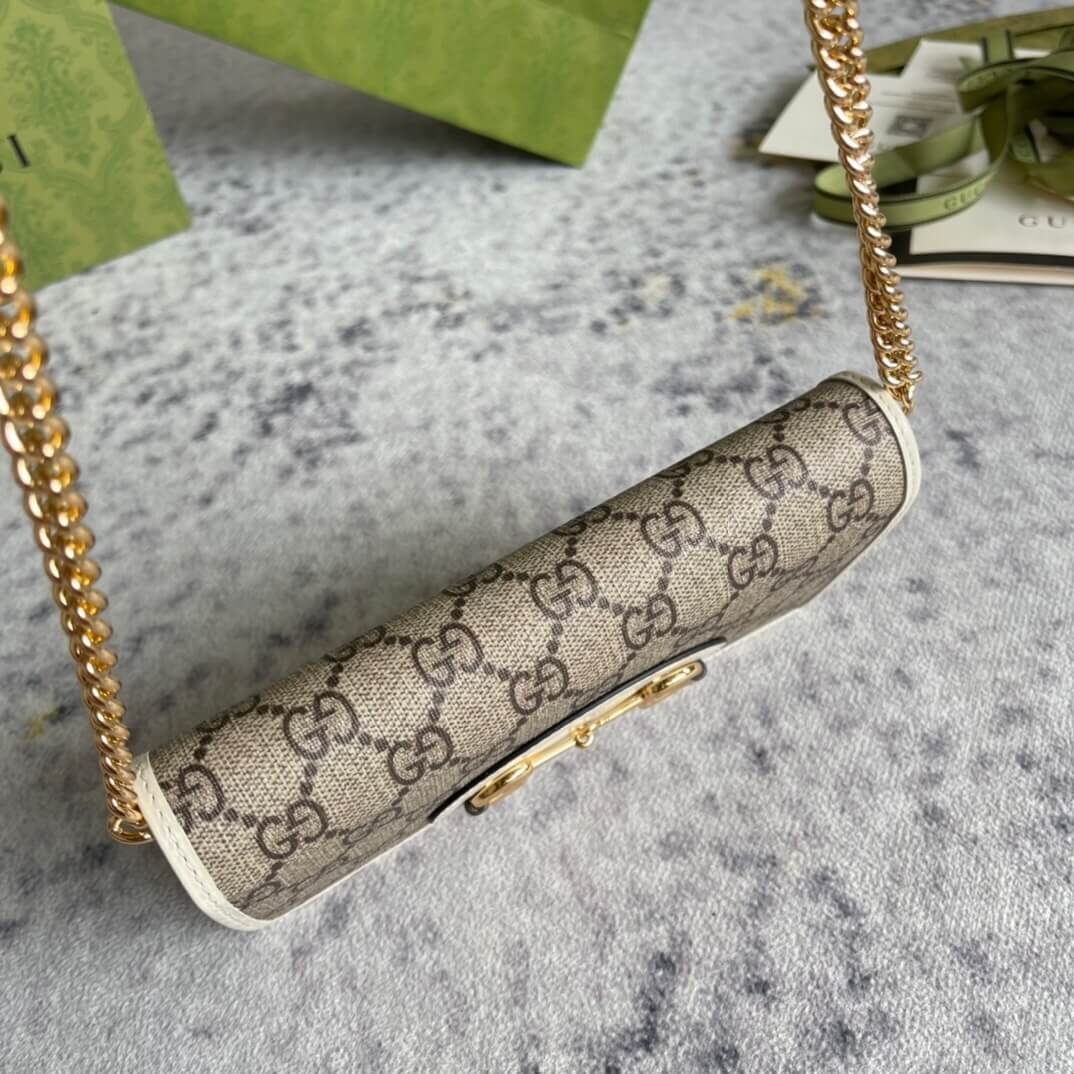 Gucci Horse Buckle 1955 Chain Wallet