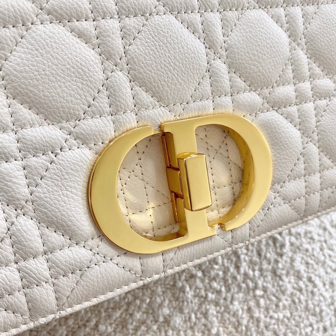 Dior Caro Medium Bag Replica in White