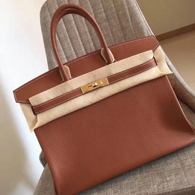Gold Hermes Birkin 30cm High-End Designer Fake