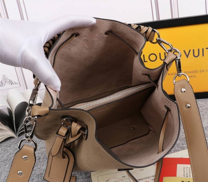 LV Mahina Muria Bag In Galet Gray