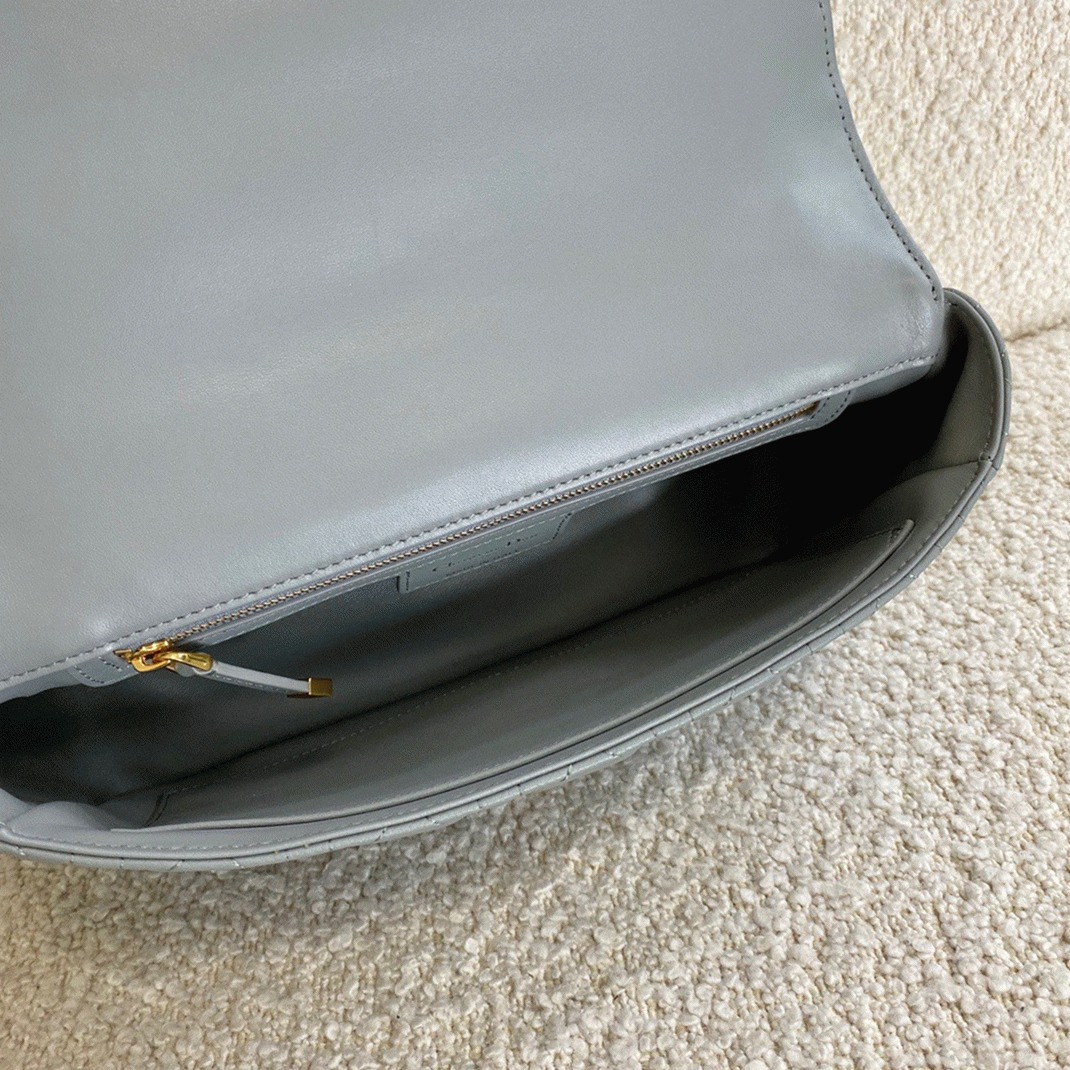 Dior Caro Medium Bag Knockoff in Grey