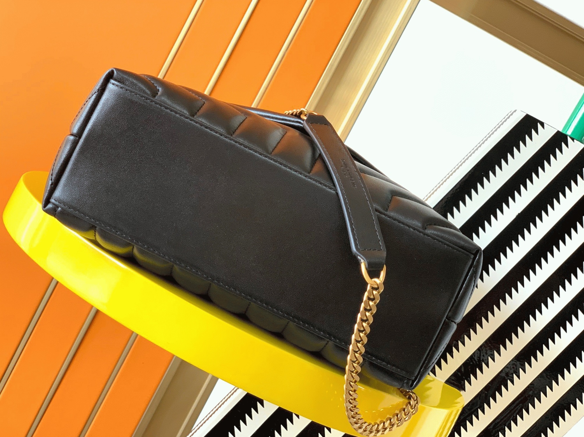 Replica Designer Saint Laurent LouLou Small Chain Bag Black