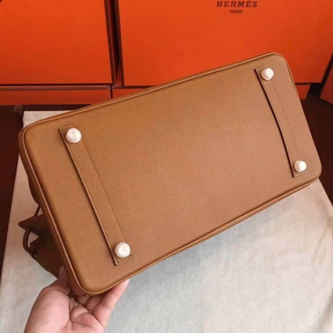 Brown Luxury Replica Hermes Birkin 35cm Handbag
