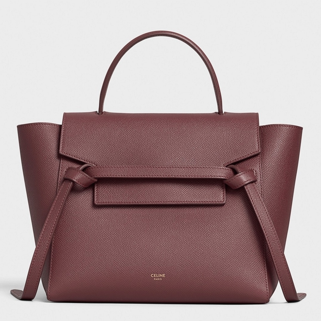 Celine Micro Belt Bag Knockoff in Bordeaux