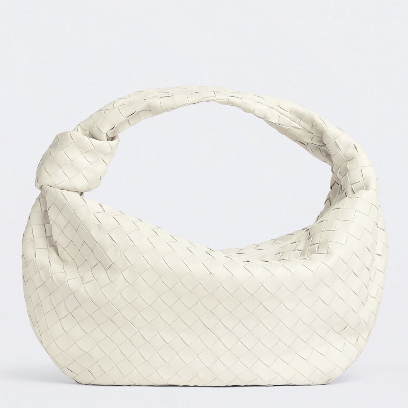 Faux Bottega Veneta BV Jodie Small Bag White