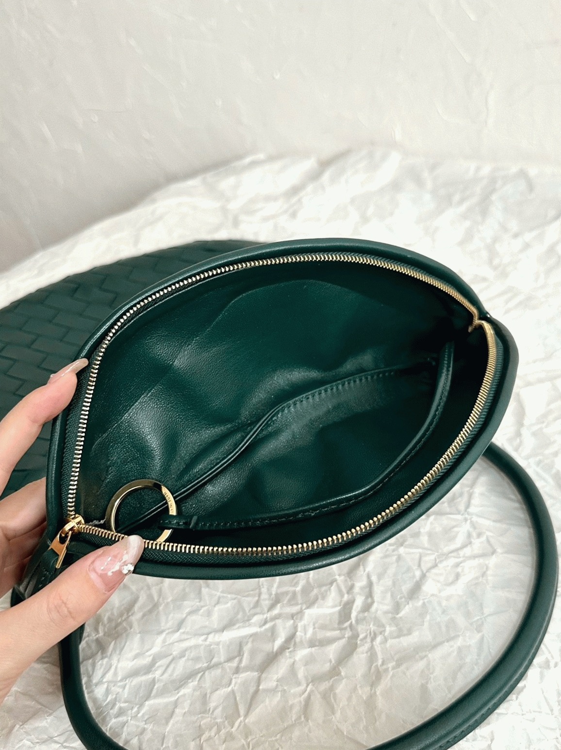 Fake Bottega Veneta Gemelli Medium Bag Emerald Green