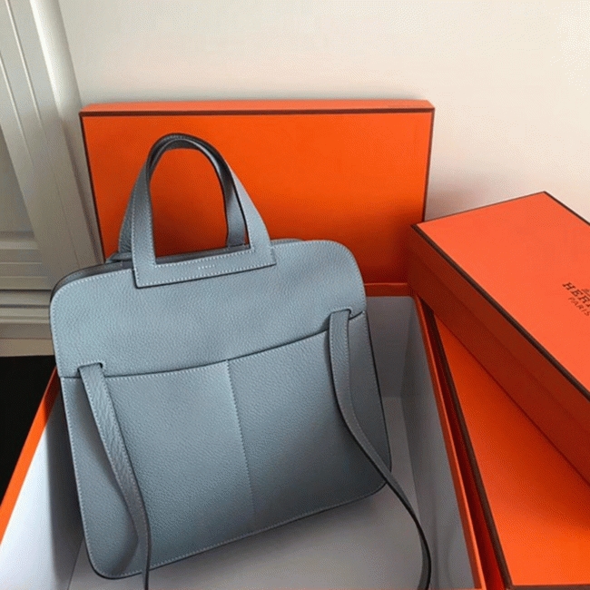 Blue Lin Copy Hermes Halzan Stylish Crossbody Bag
