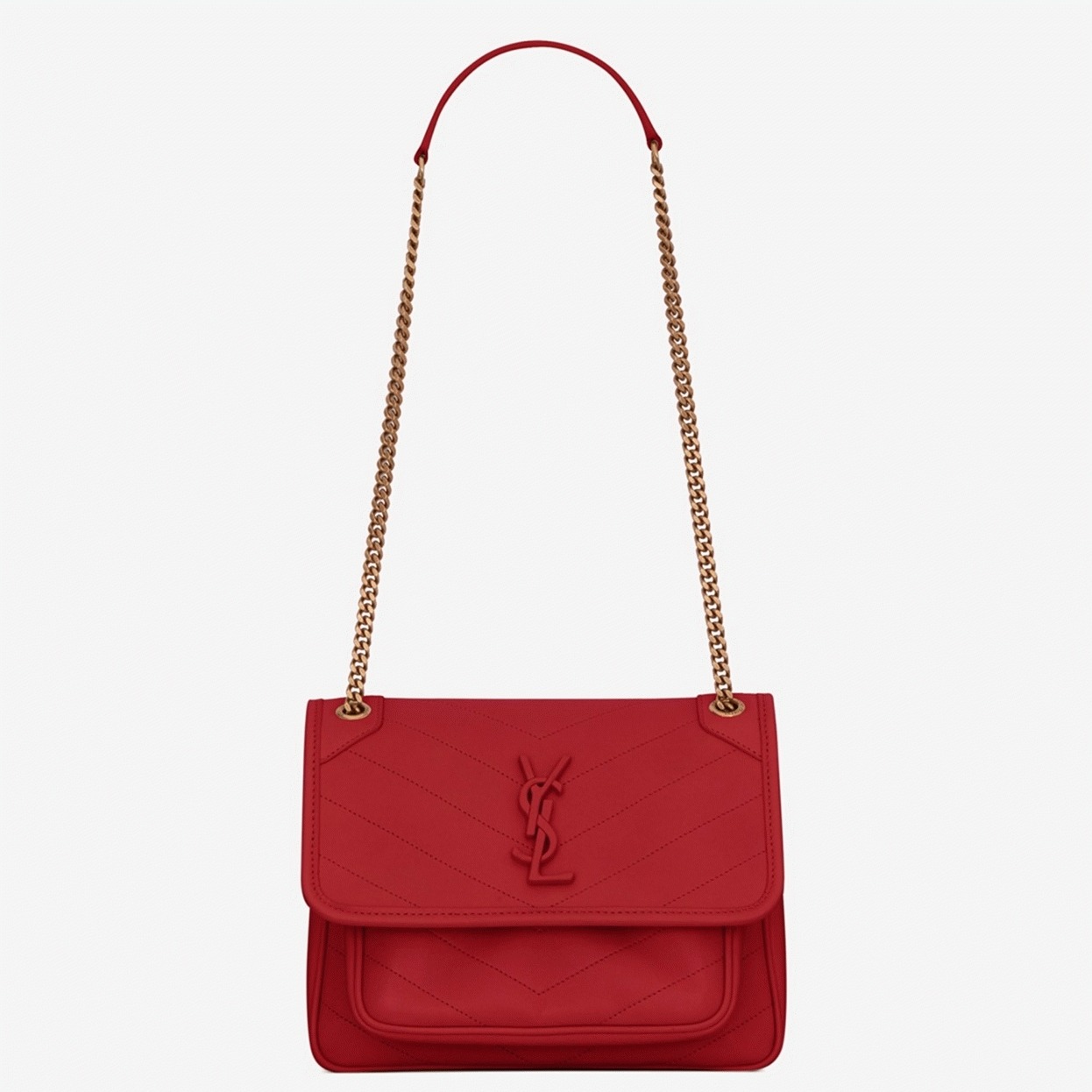 Fake Saint Laurent Niki Baby Chain Bag Red