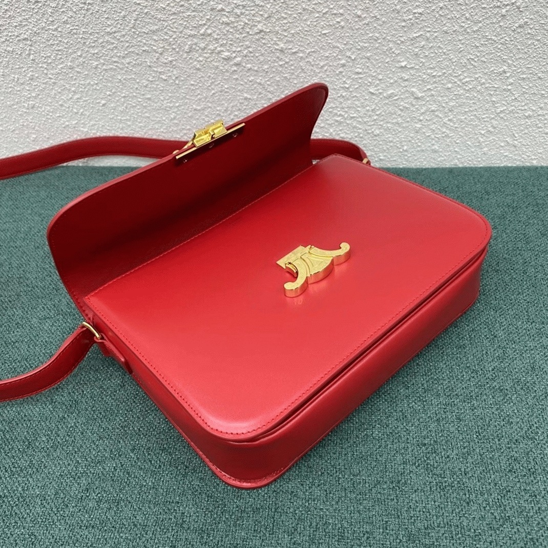 Top Quality Fake Celine Triomphe Large Bag In Red