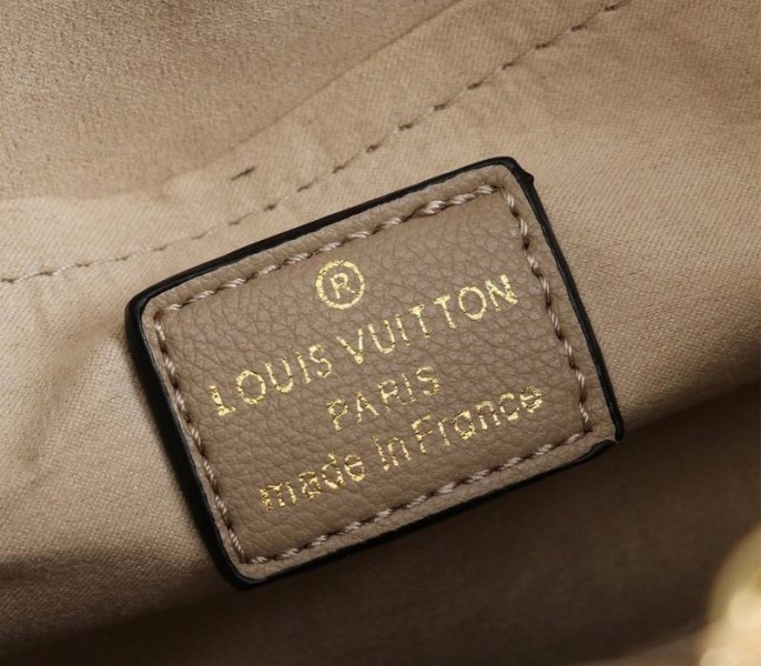 Louis Vuitton Monogram Empreinte Montaigne BB In Tourterelle Gray