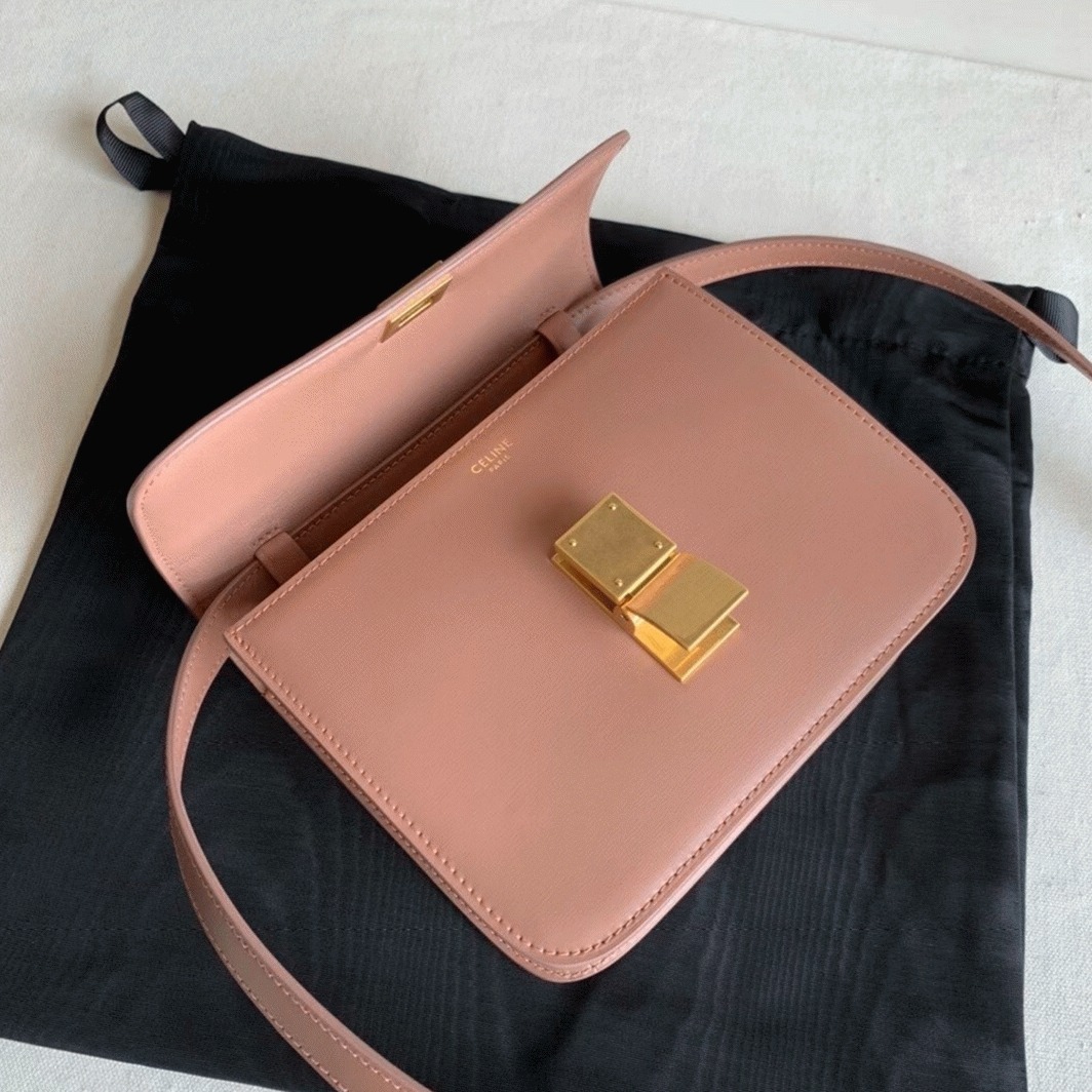Top Quality Replica Celine Classic Box Teen Bag In Antique Rose