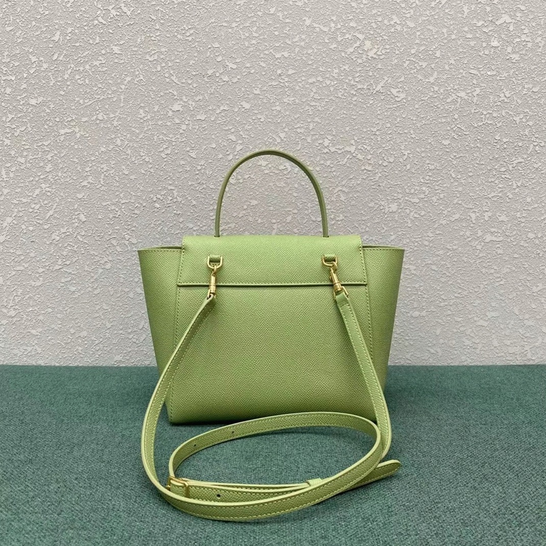 Celine Belt Nano Bag Fake in Sage