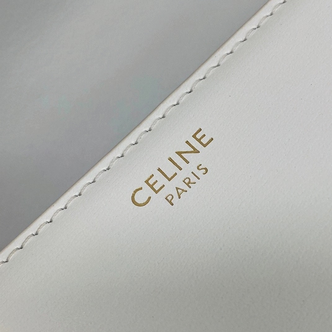 Top Quality Replica Celine Triomphe Medium Bag In White