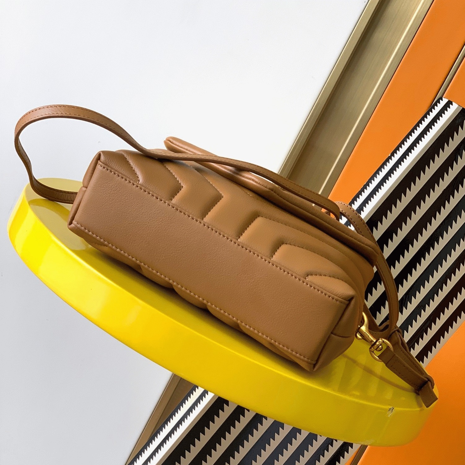 Replica Saint Laurent LouLou Toy Strap Bag Brown