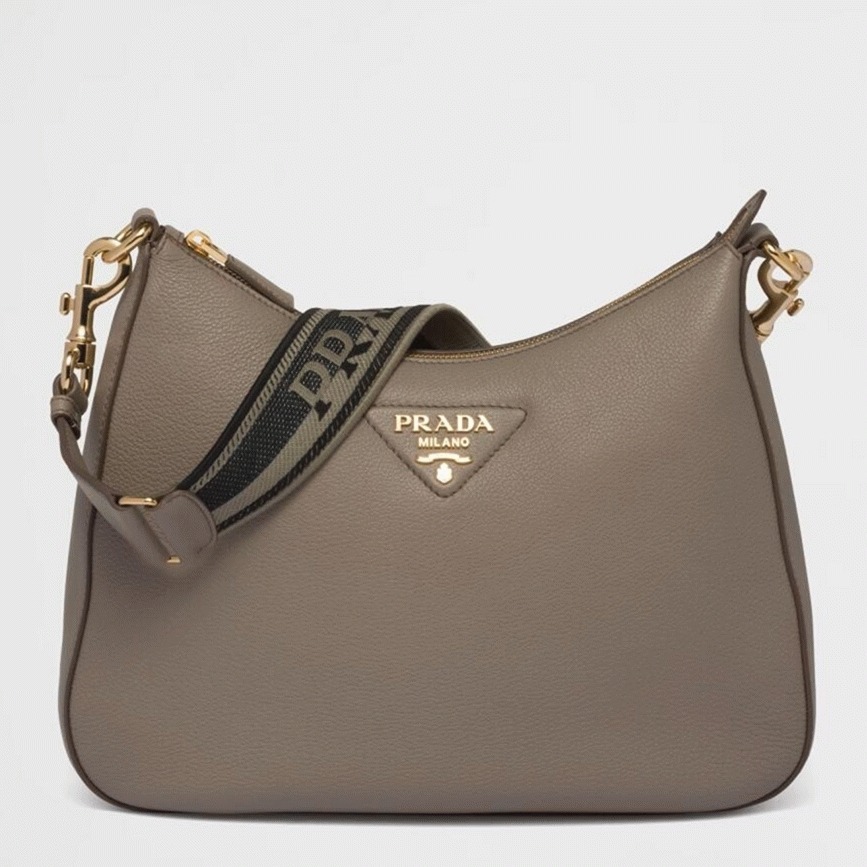 Prada Shoulder Bag Fake in Grey
