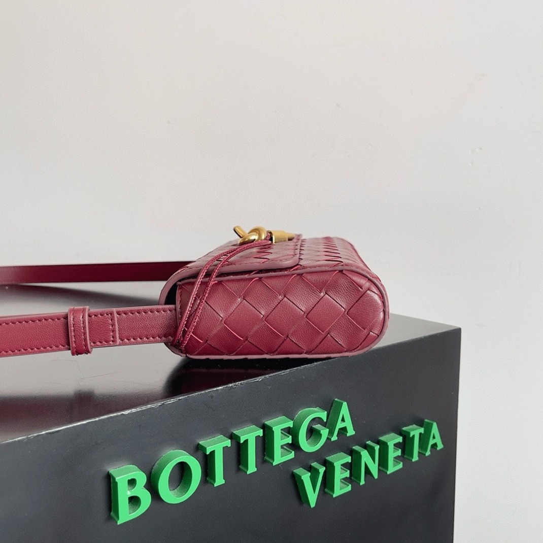 Replica Bottega Veneta Mini Andiamo Cross-Body Bag Fondant