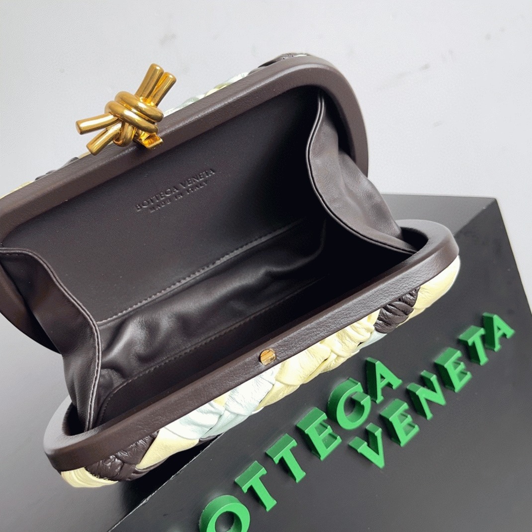 Replica Bottega Veneta Knot Minaudiere Clutch Multicolour