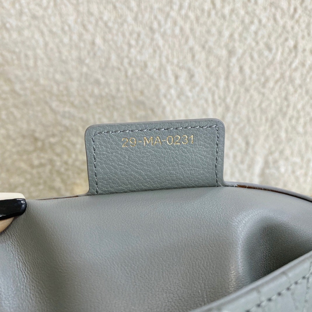 Dior Caro Medium Bag Knockoff in Grey
