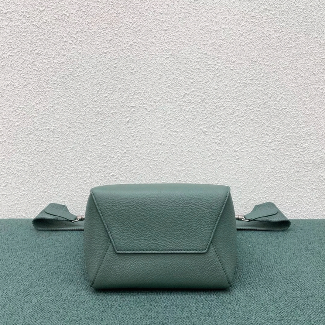 Top Quality Replica Celine Sangle Small Bucket Bag In Celadon Calfskin