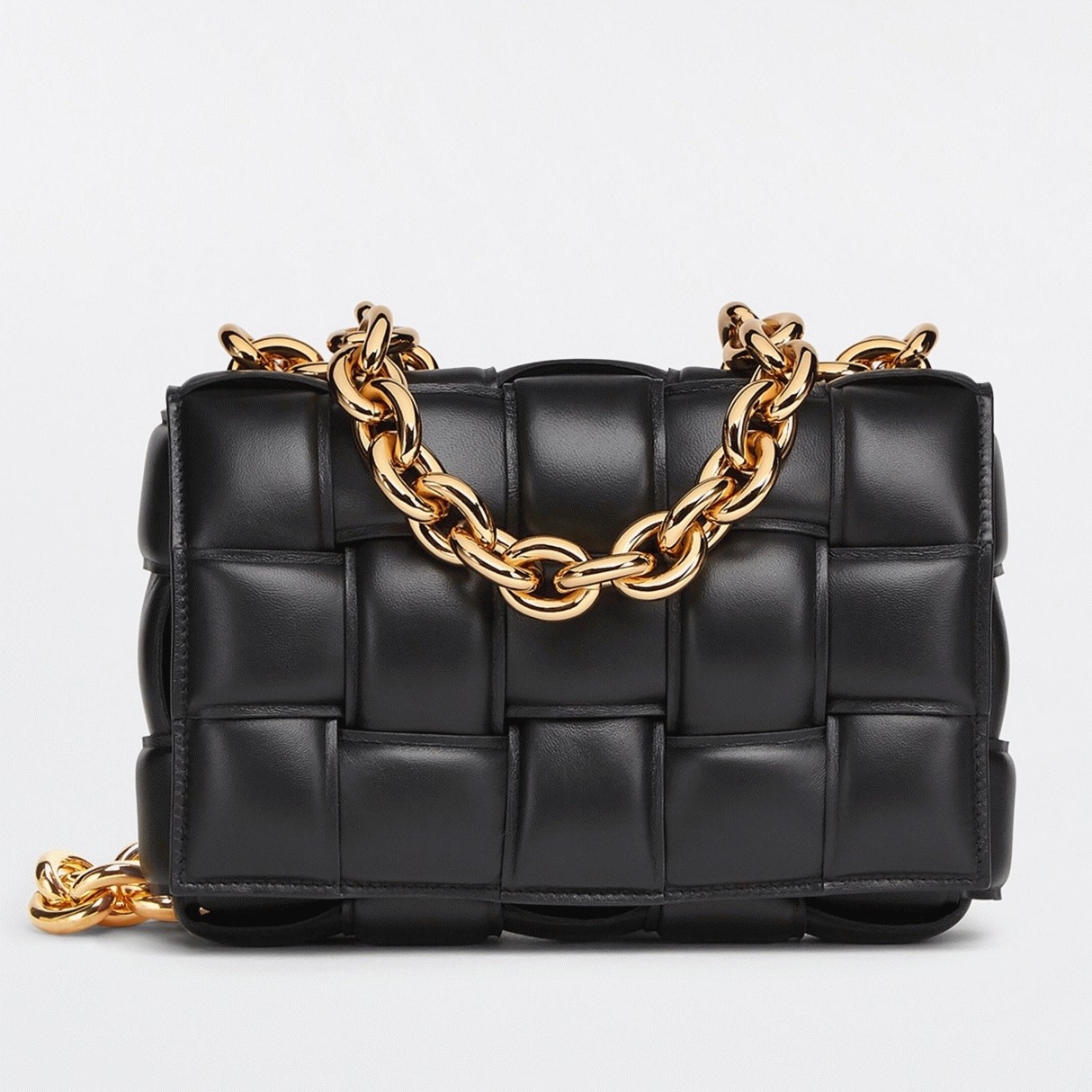 Top Quality Replica Bottega Veneta Chain Cassette Bag In Black