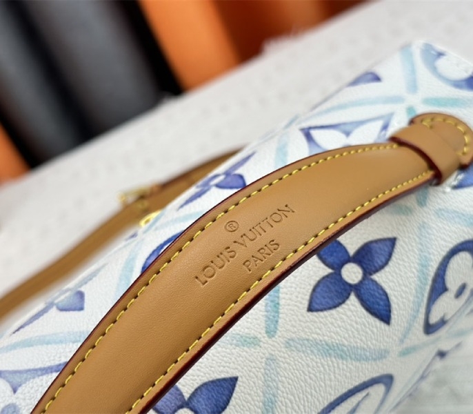 Louis Vuitton LV By The Pool Monogram Tiles Canvas Metis Handbag In Lagoon Blue