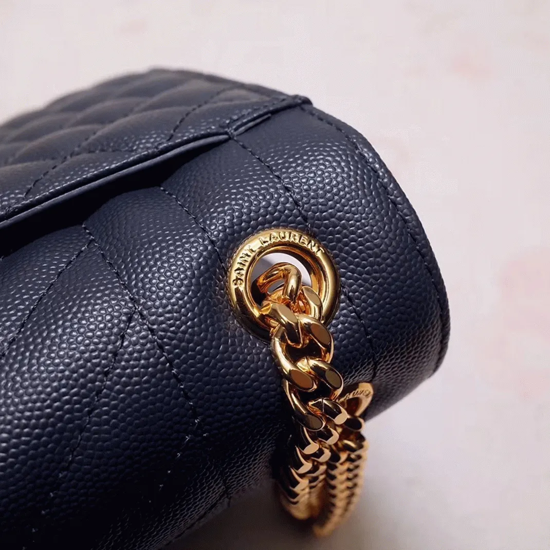 Fake Saint Laurent Envelope Medium Bag Navy