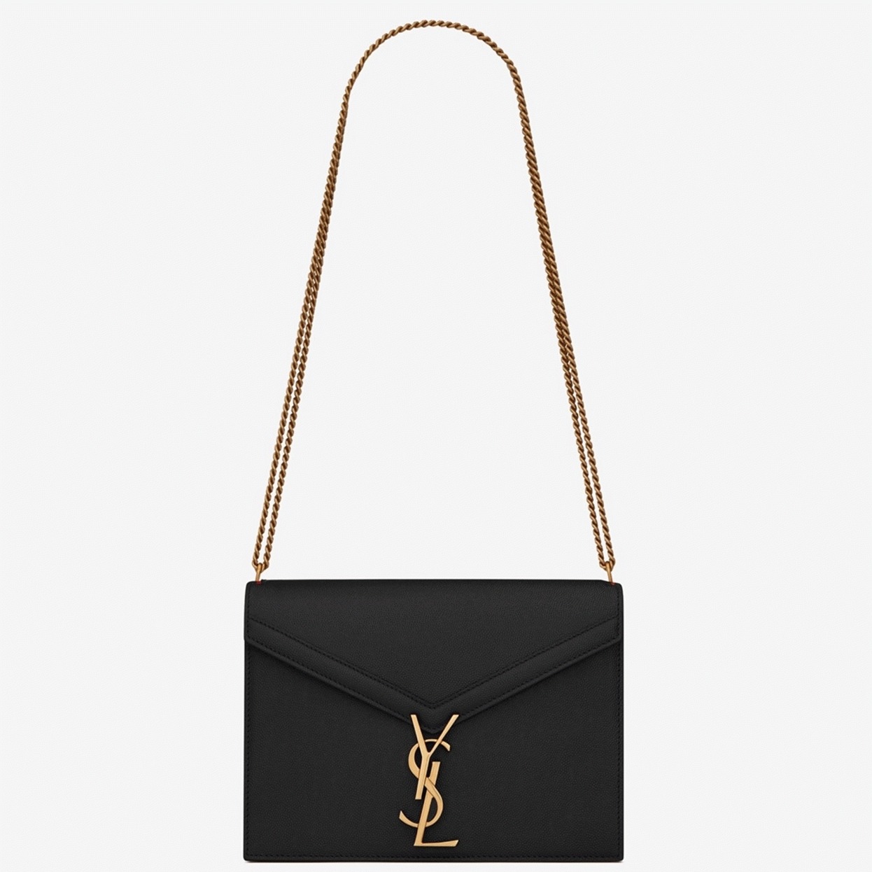 Replica Saint Laurent Cassandra Medium Chain Bag Black