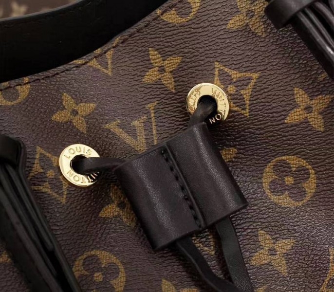 Louis Vuitton Monogram Canvas NeoNoe MM Bag In Black
