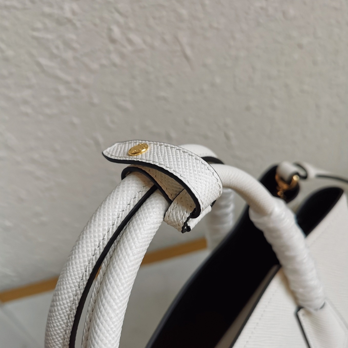 White Prada Double Medium Tote Bag Knockoff
