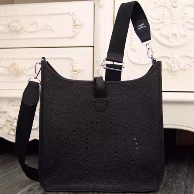 Black Evelyne III PM Bag Replica 1:1 Hermes Shoulder Bag