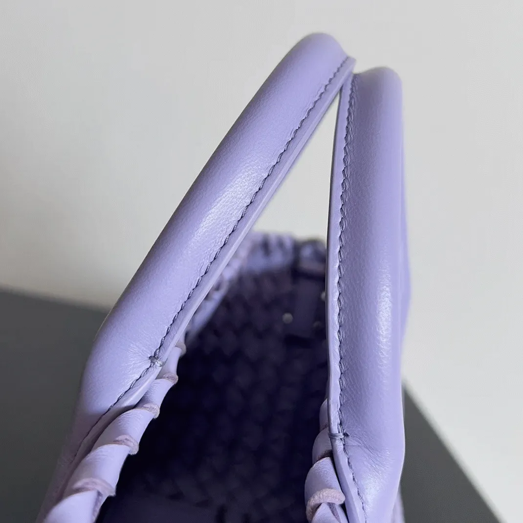 Top Quality Knockoff Bottega Veneta Cabat Mini Bag In Wisteria Intrecciato Lambskin