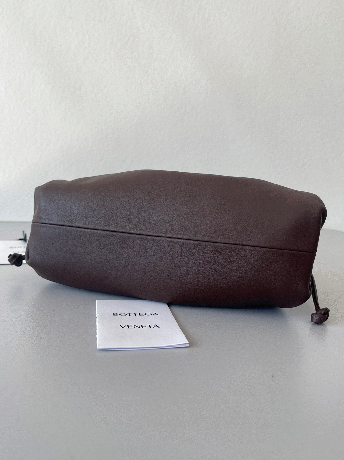 Knockoff Bottega Veneta Mini Pouch with Strap Fondant